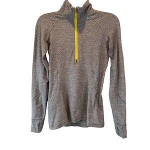 Lululemon Womens Race Your Pace 1/2 Zip Long Sleeve Running Shirt 4 Base Layer